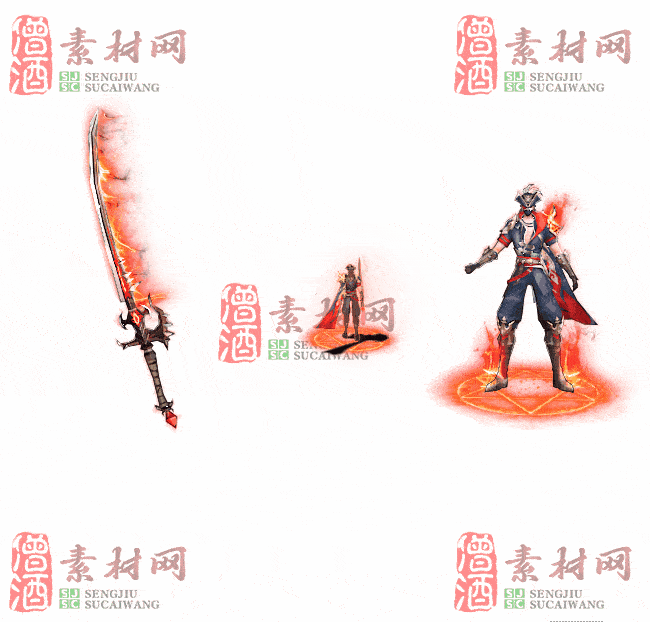 免费剑甲套装素材0310B：6-2