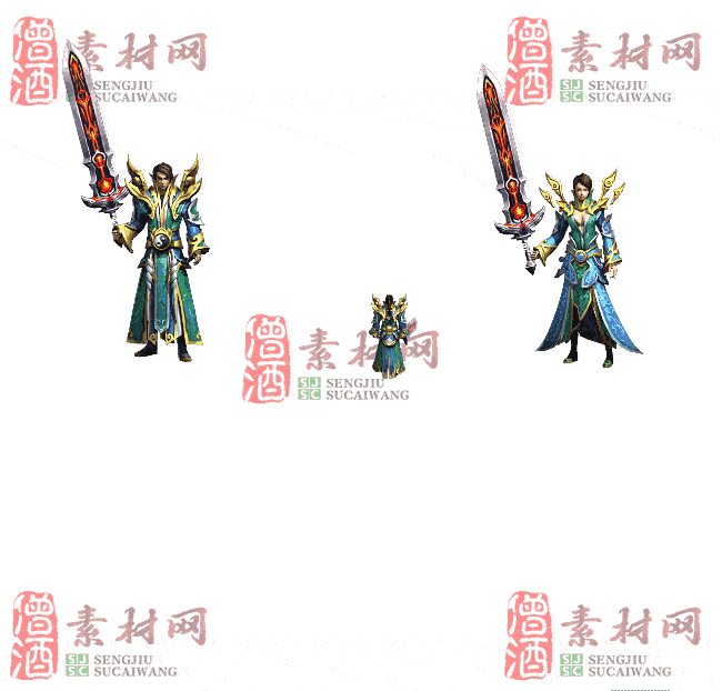 免费剑甲套装素材0310B：22-2