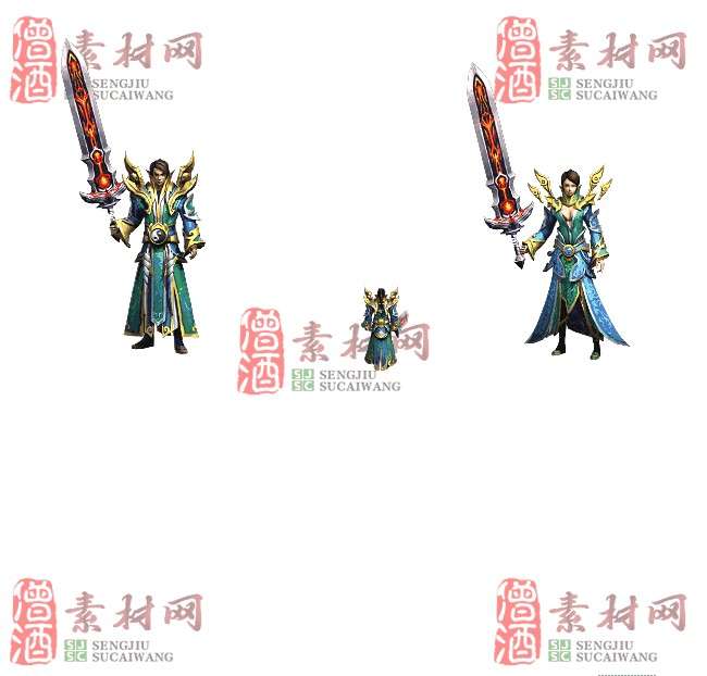 免费剑甲套装素材0310B：22-1