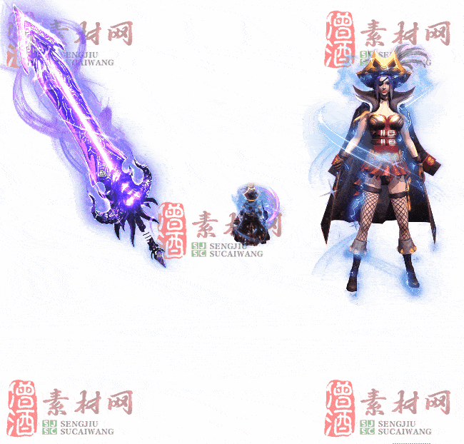 免费剑甲套装素材0310B：42-2