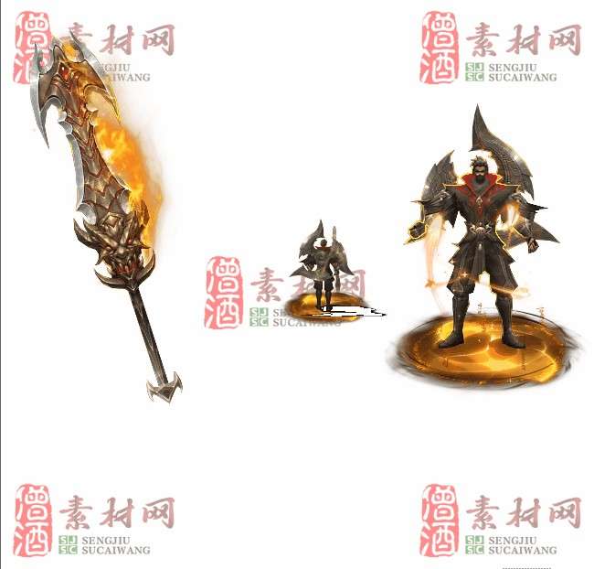 免费剑甲套装素材0311A：9-1