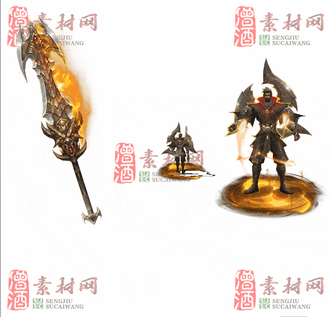 免费剑甲套装素材0311A：9-2