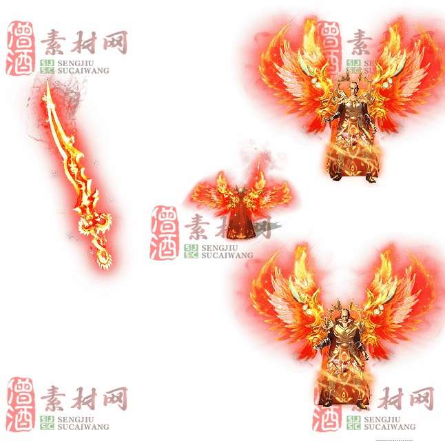 免费剑甲套装素材0311C：74-1
