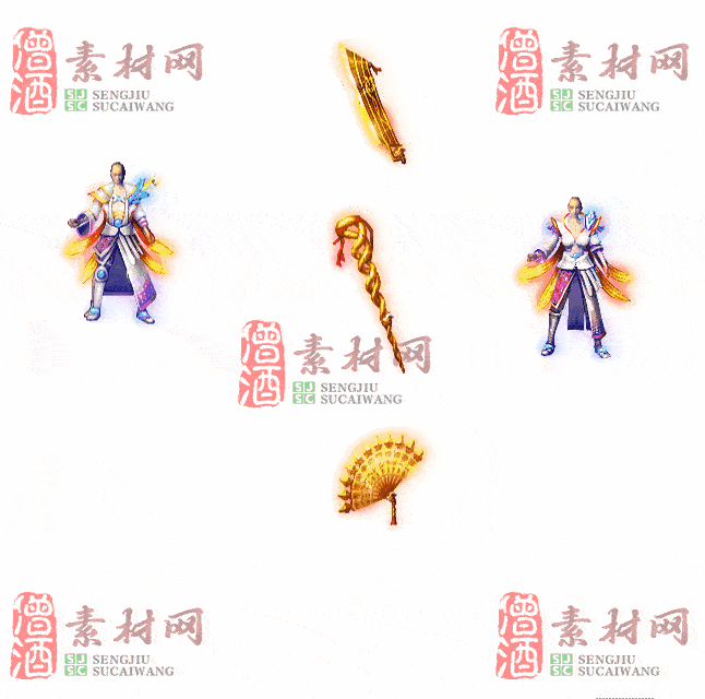 精品三职业男女剑甲套装0318A：15-2