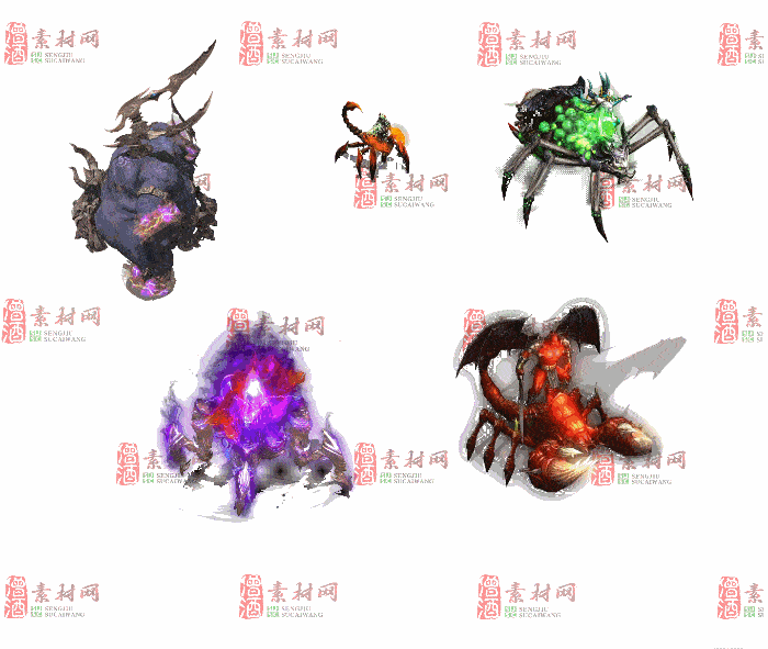 免费怪物素材0405A：86-2