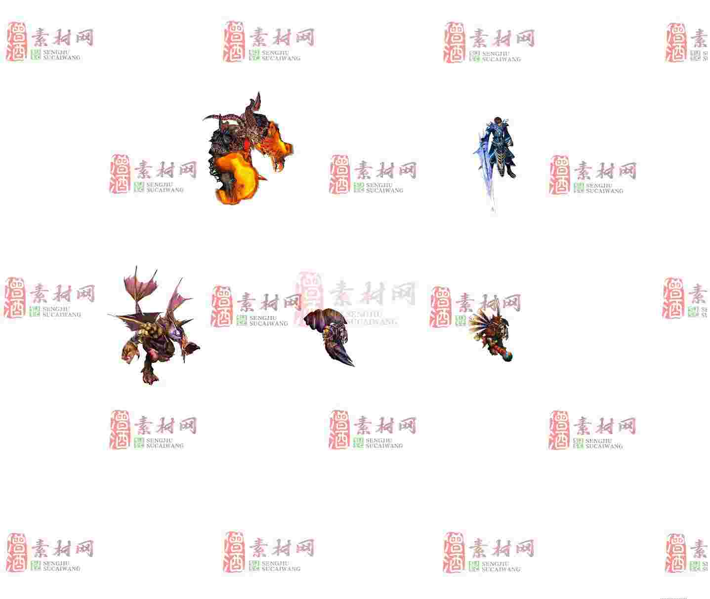 免费怪物素材0405C：63-1