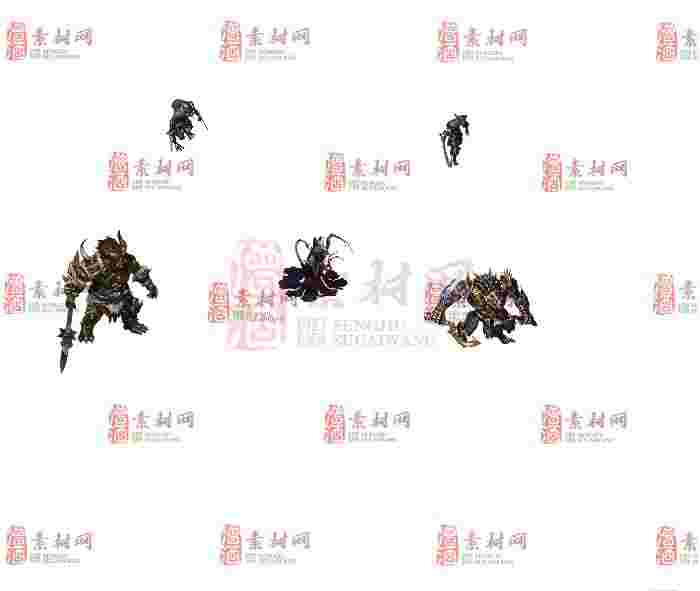 免费怪物素材0406A：10-1