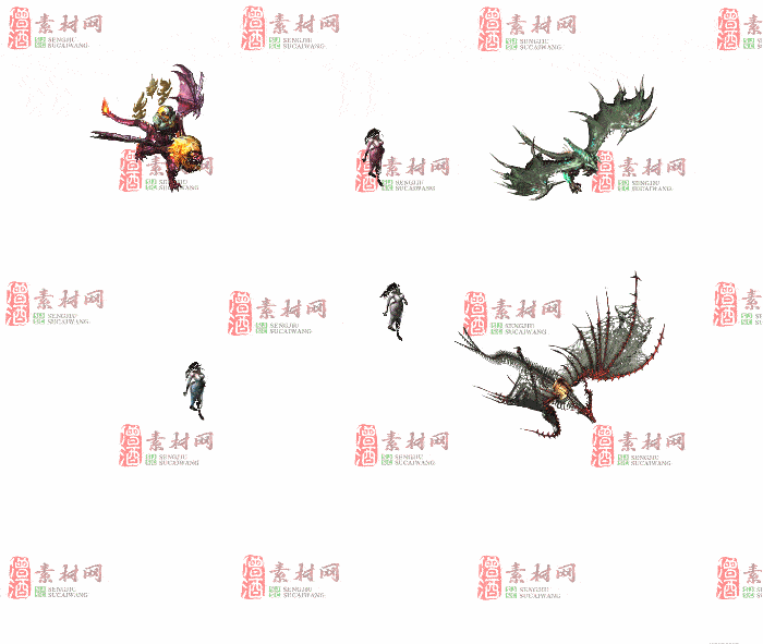 免费怪物素材0406C：55-2