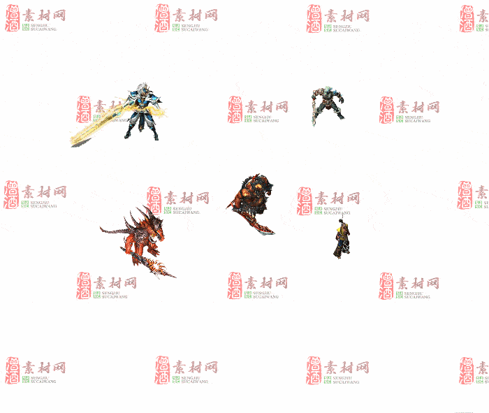 免费怪物素材0406C：80-2