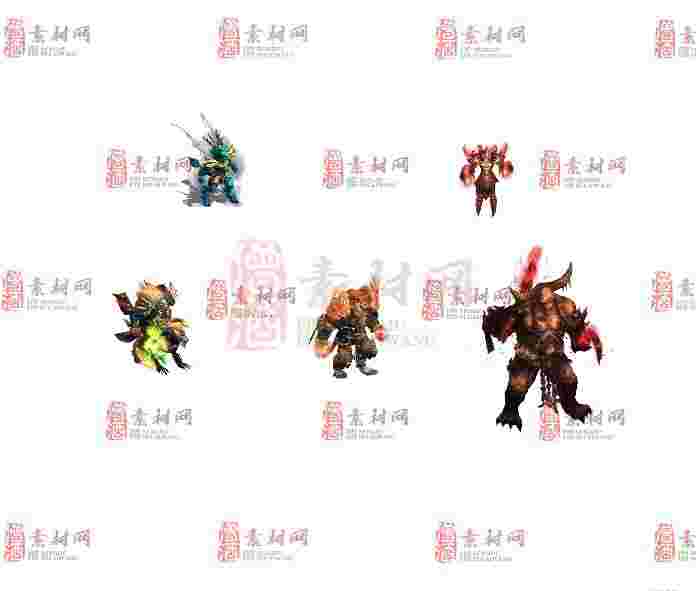 免费怪物素材0407A：15-1
