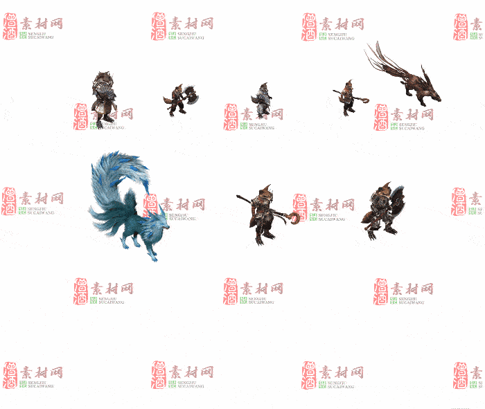 免费怪物素材0407A：91-2