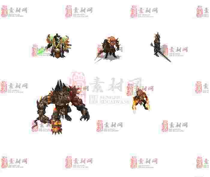 免费怪物素材0407A：92-1