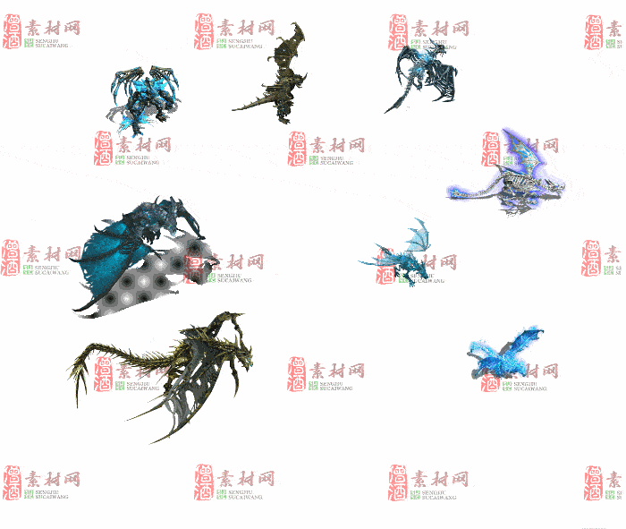 免费怪物素材0407B：17-2