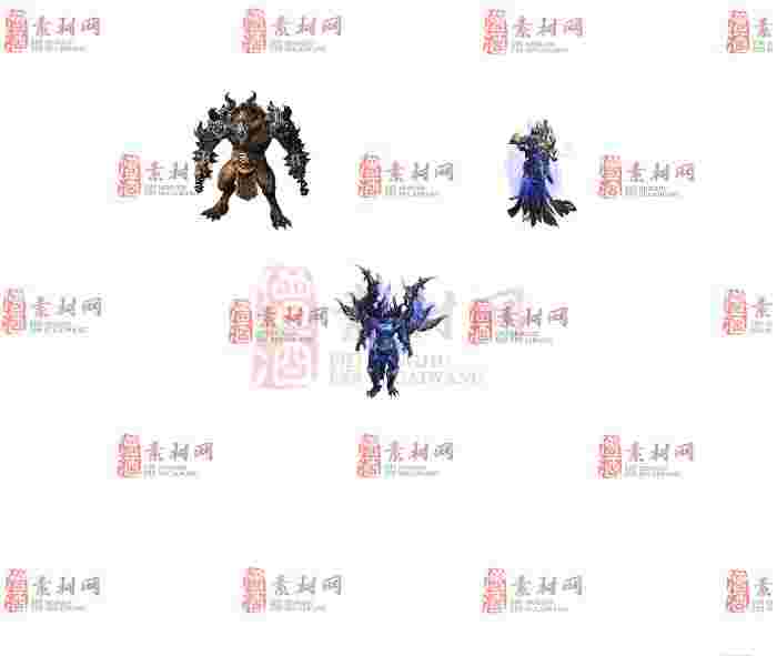 免费怪物素材0407C：5-1