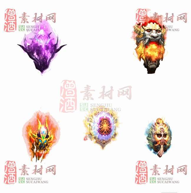 免费法宝盾牌素材20240605A：51-1