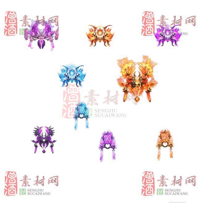 免费特效法宝素材20240607B：73-1