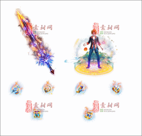 免费传奇精品剑甲素材20241222A：01-1