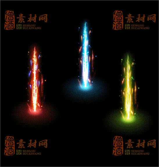 免费传奇光柱素材20241231A：15-1