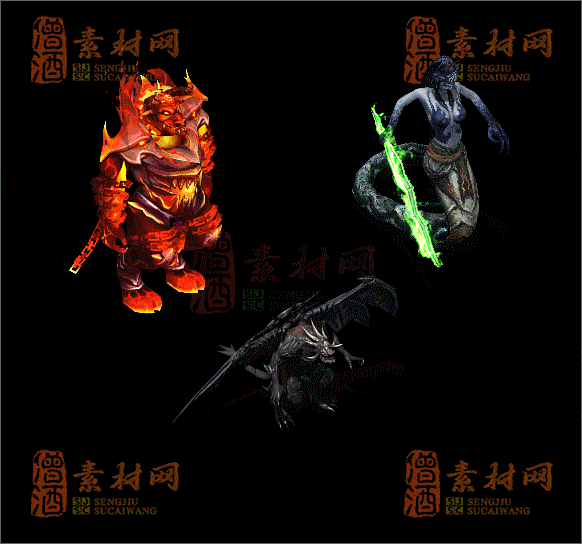 精品传奇怪物素材20250118B：93-1