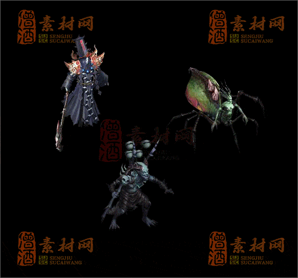 精品传奇怪物素材20250118C：80-1