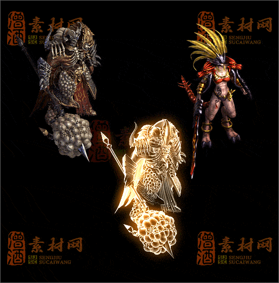 精品传奇怪物素材20250119A：34-1