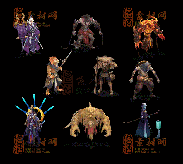 精品传奇怪物素材20250219A：33-1