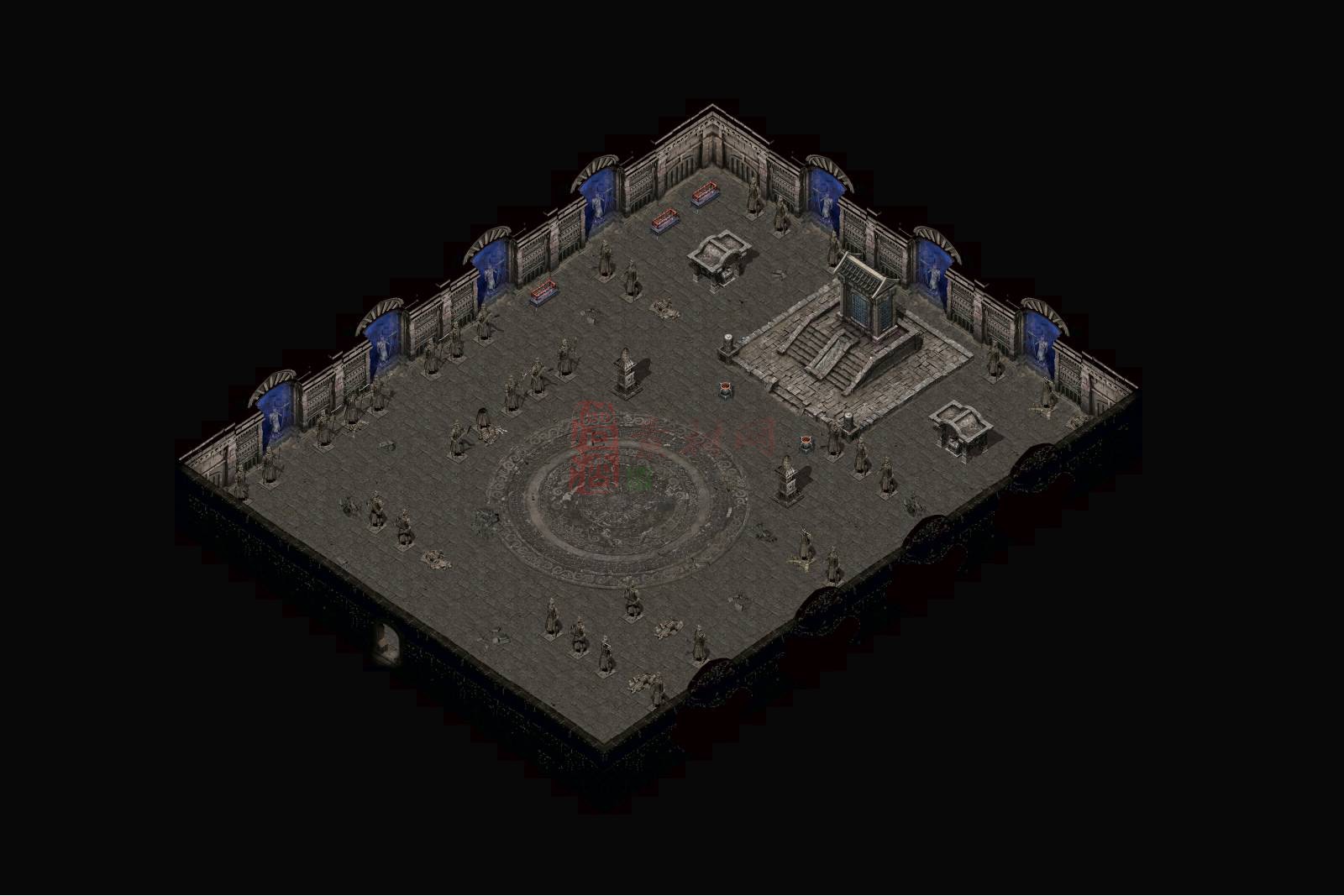 精品传奇地图素材20250220C：24帝王墓7-1