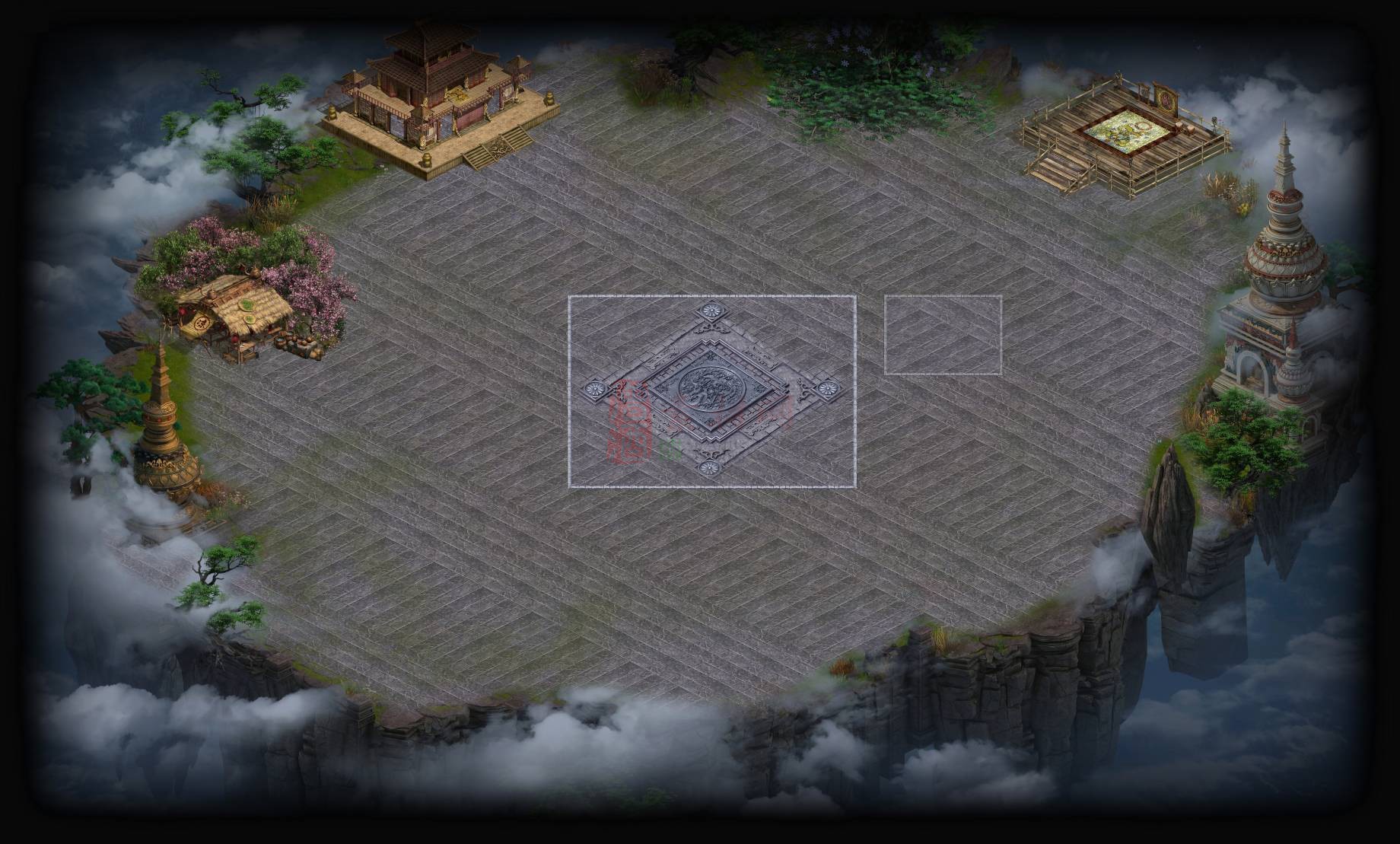 精品传奇地图素材20250220C：58天空之城-1