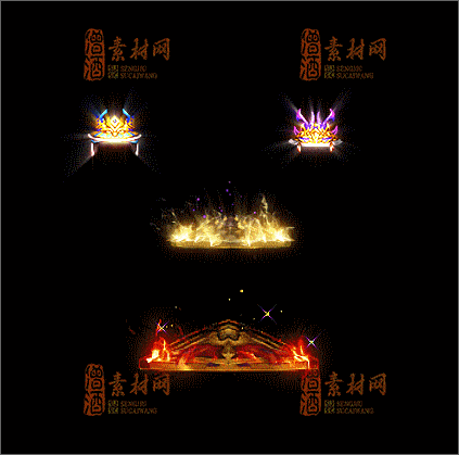 精品传奇斗笠特效系列素材20250325A：12-1