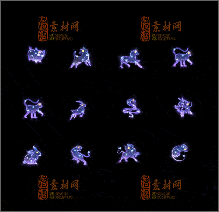 精品最新十二生肖传奇素材20250327A：3-1