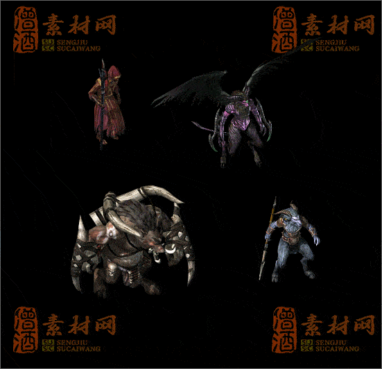 精品传奇怪物素材20250331A：9-1