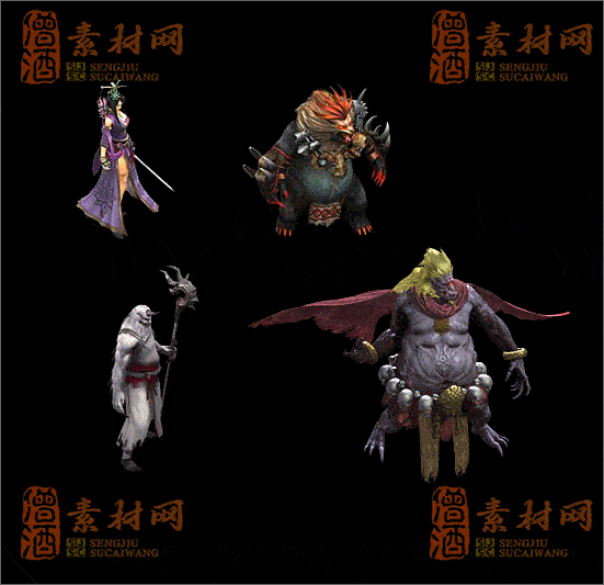 精品传奇怪物素材20250331A：45-1