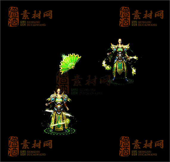 精品传奇男女剑甲系列素材20250423A：9-1