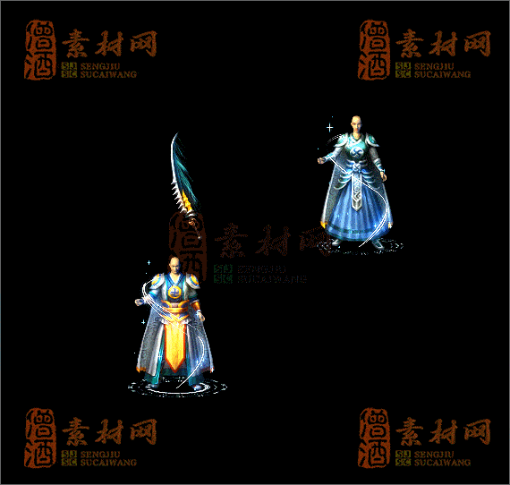 精品传奇男女剑甲系列素材20250423A：6-1