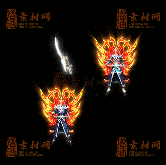 精品传奇男女剑甲系列素材20250504A：62-1