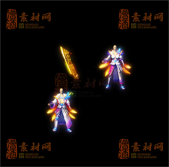 精品传奇男女剑甲系列素材20250504A：56-1