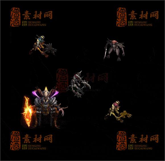 精品传奇怪物系列素材20250602A：11-1