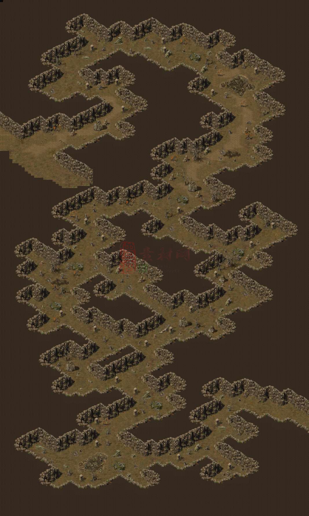 精品传奇真彩地图素材20250606A：44风雷阁2层-1