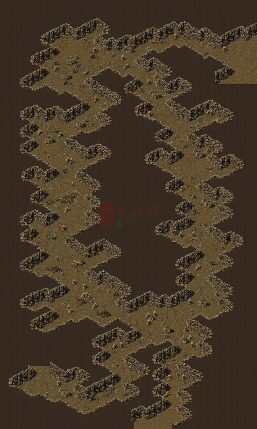 精品传奇真彩地图素材20250606A：39黄泉阁2层-1