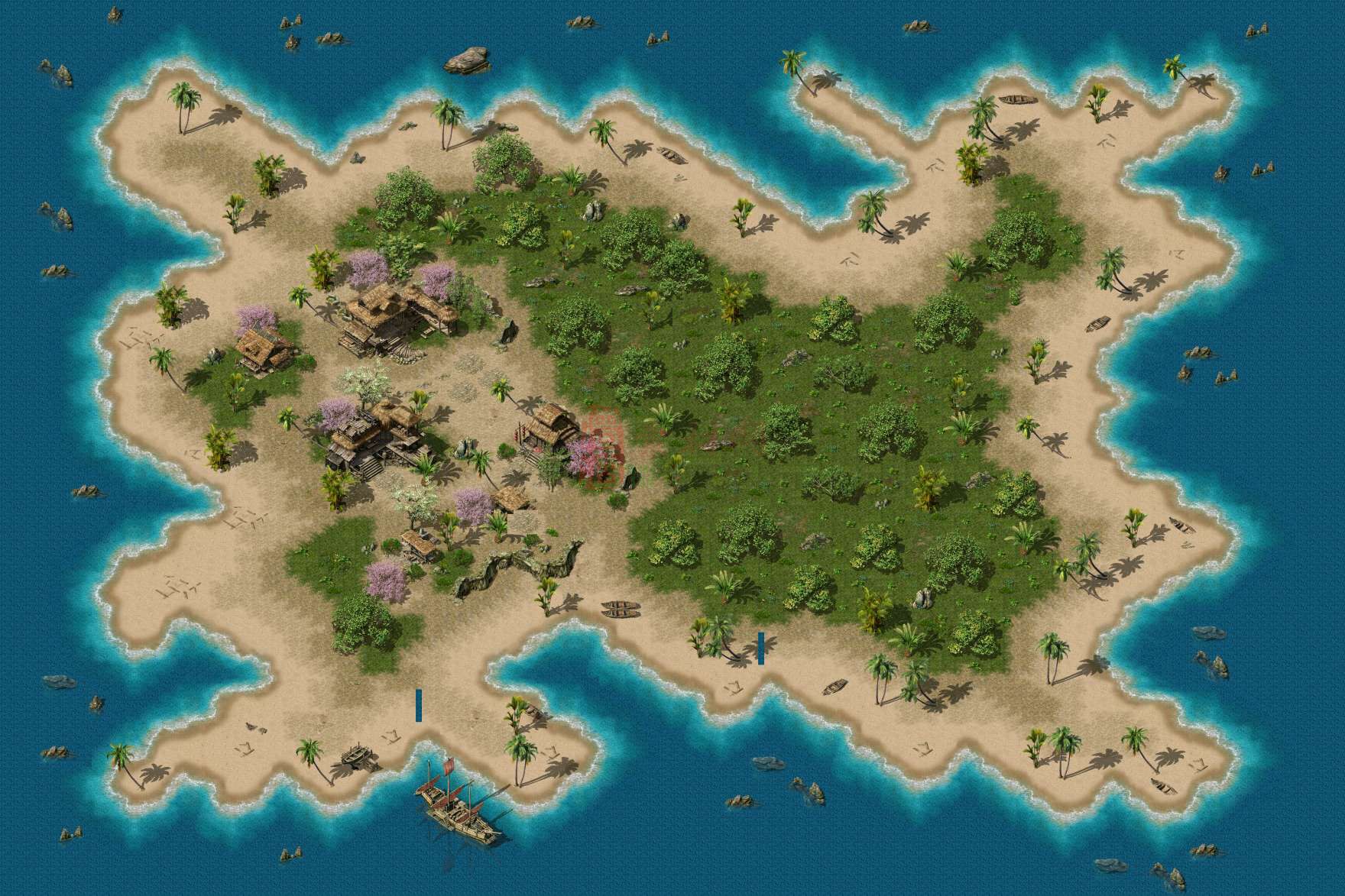 精品传奇真彩地图素材20250606A：18魔炎谷4层-1