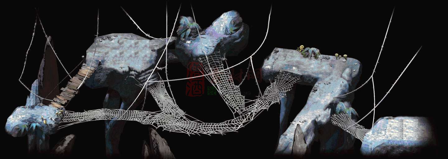 精品传奇真彩地图系列素材20250609A：魔幻蛛洞-1