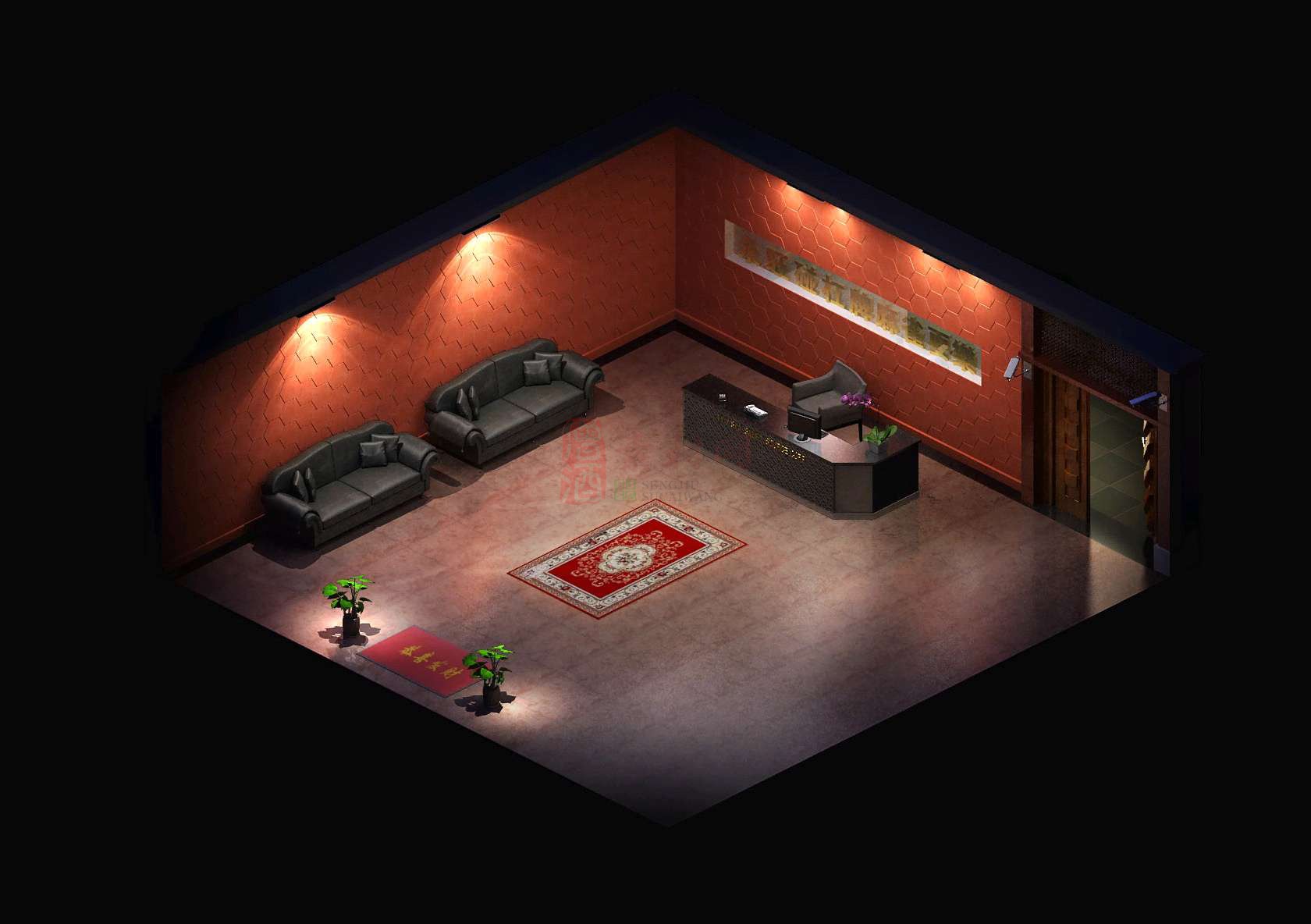 精品传奇真彩地图系列素材20250609A：棋牌室(赌场)-1