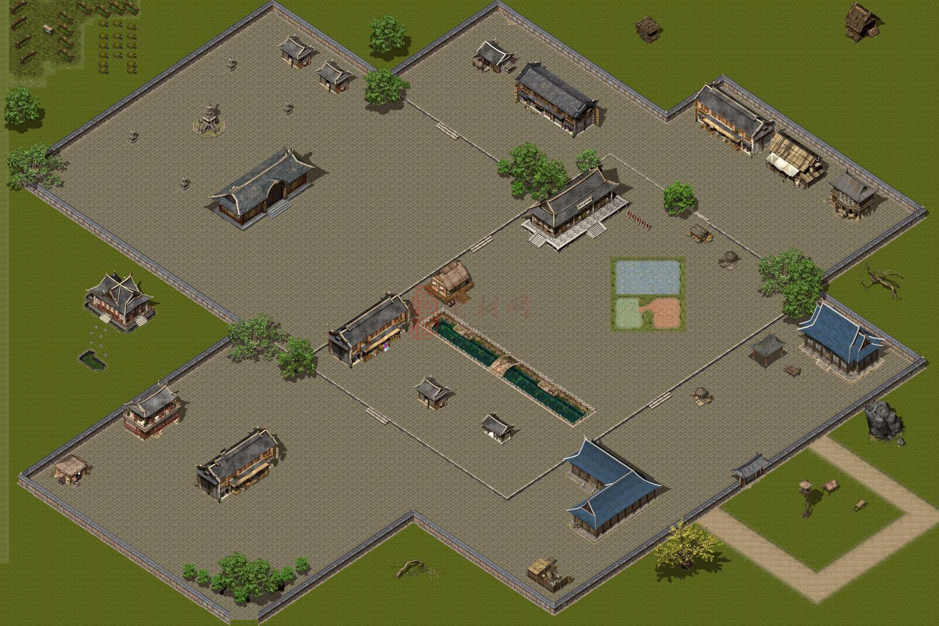 精品传奇真彩地图系列素材20250609A：恶人谷1-1