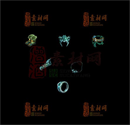 精品传奇静态首饰系列素材20250629A：09-1