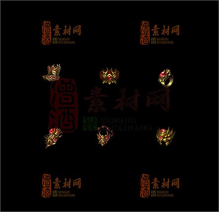 精品传奇静态首饰系列素材20250629A：02-1