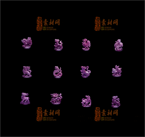 精品传奇12生肖系列素材20250702A：11-1