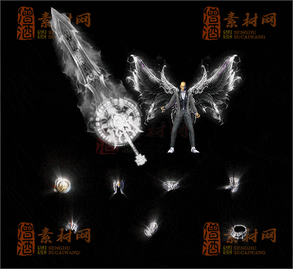 精品传奇全套剑甲系列素材20250702B：48-1