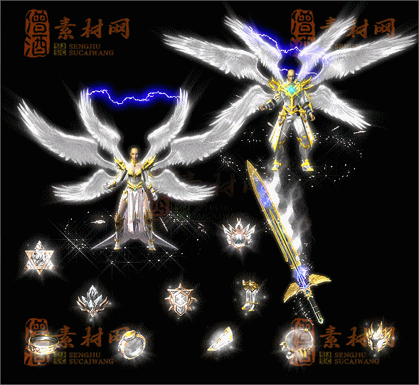 精品传奇全套剑甲系列素材20250702B：47-1