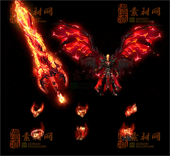 精品传奇全套剑甲系列素材20250702B：34-1