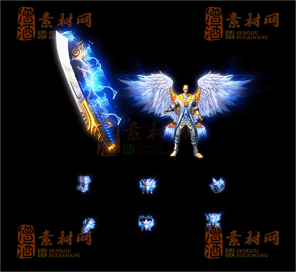 精品传奇全套剑甲系列素材20250702B：30-1